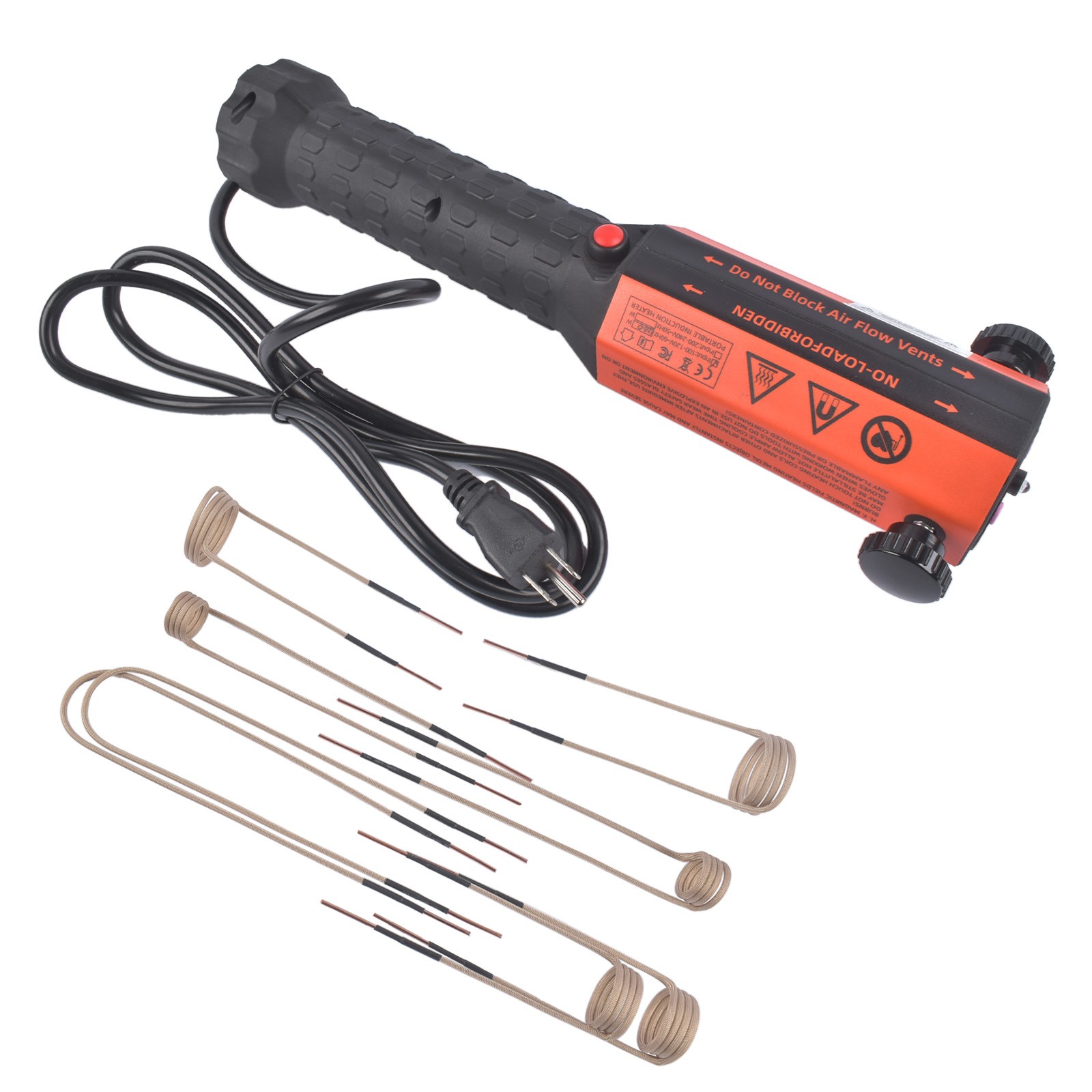 New Rusty Screw Removing Magnetic Induction Heater + 8 Coils 110V 1KW / 1.2KW