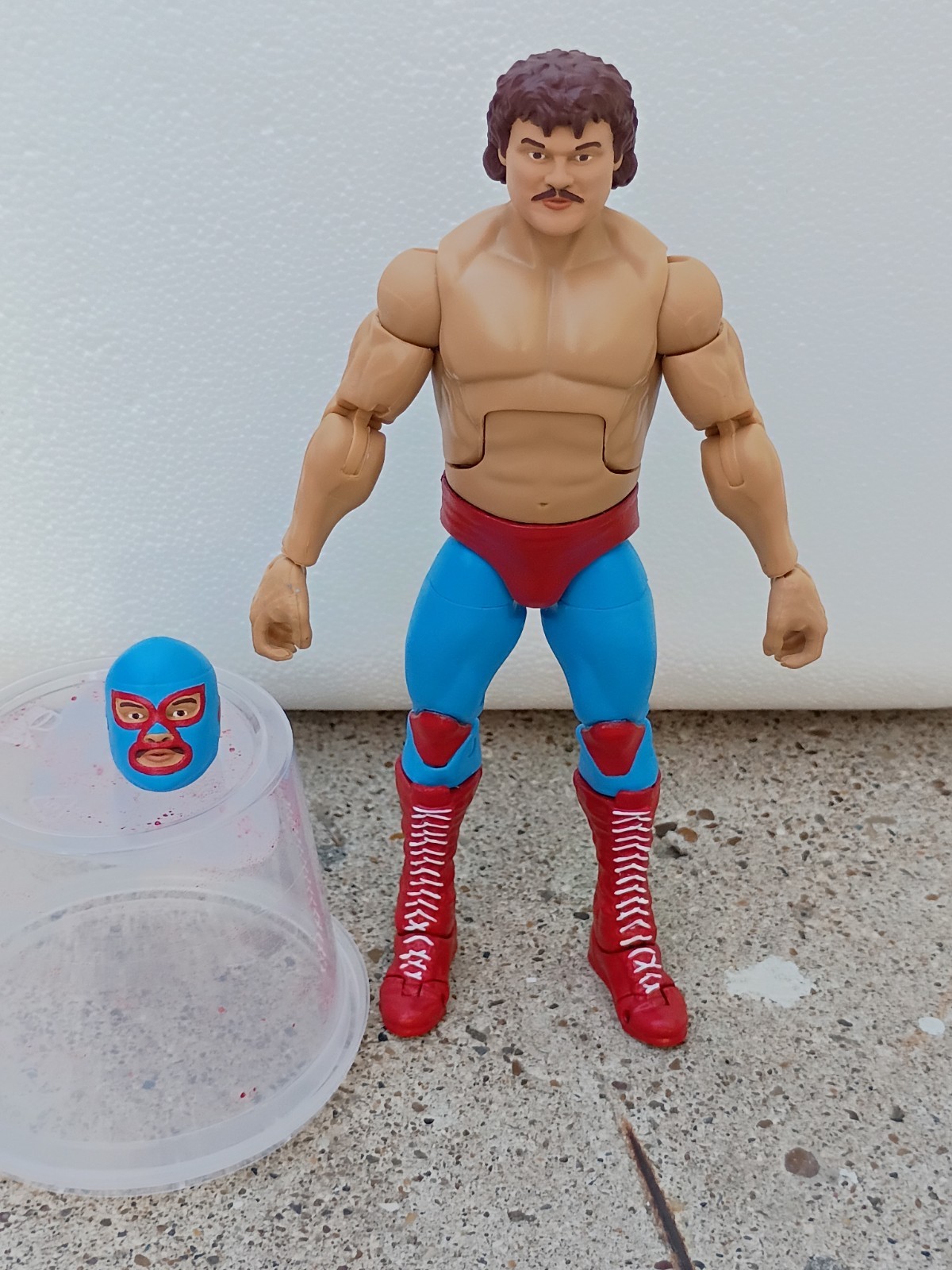 Custom Lucha Libre Nacho Libre Action Figure. (Read Description)