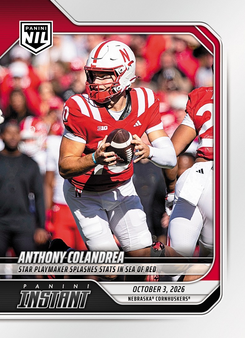 2026 Panini Instant NIL #5-ACO Anthony Colandrea Nebraska Cornhuskers PRESALE