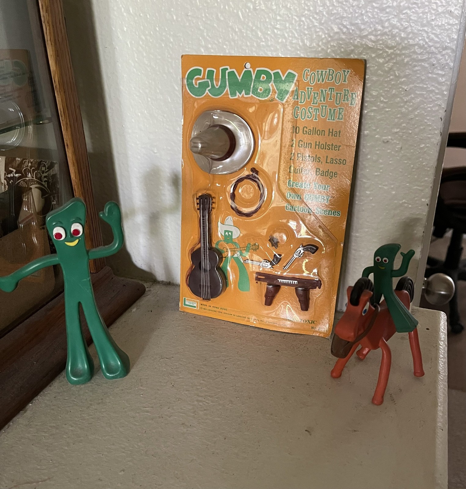 CL Vtg 60s GUMBY Cowboy Adventure Costume Accessory Pack Set New CL Vtg 60s GUMBY Cowboy Adventure Costume Accessory Pack Set New