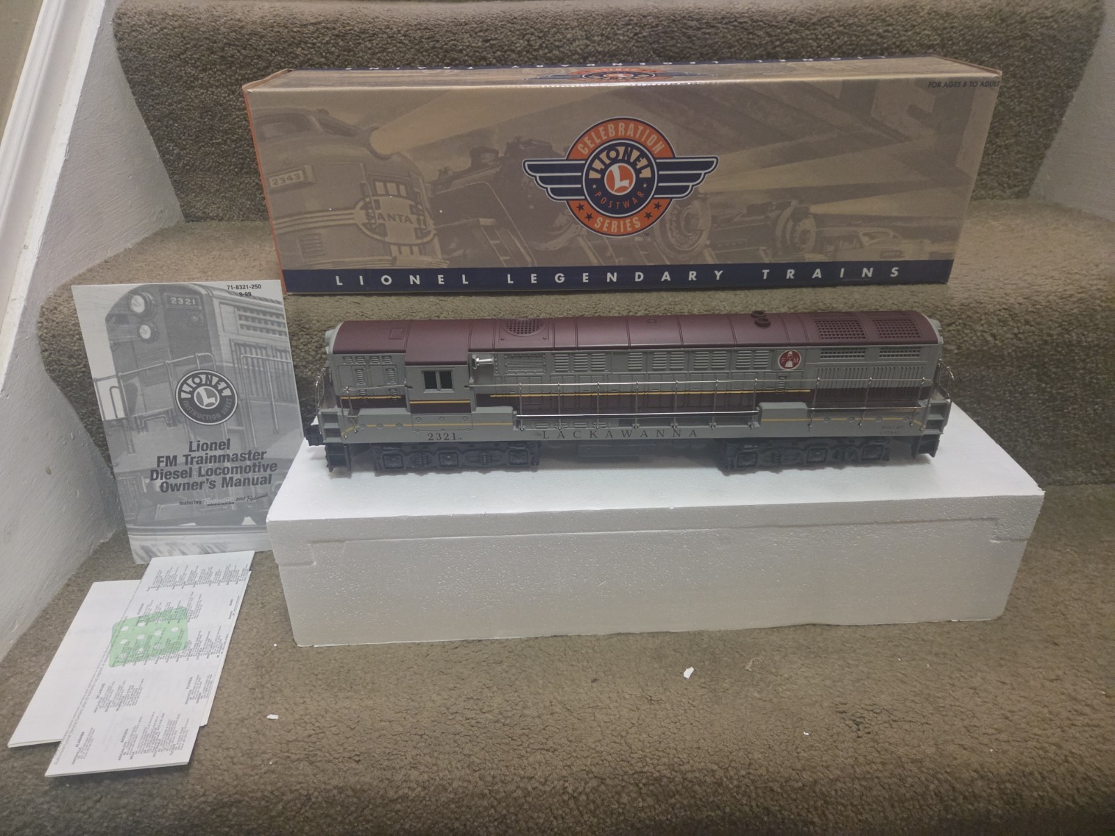 Lionel 18322 FM Trainmaster Post War Lackawanna MIB Lionel 18322 FM Trainmaster Post War Lackawanna MIB