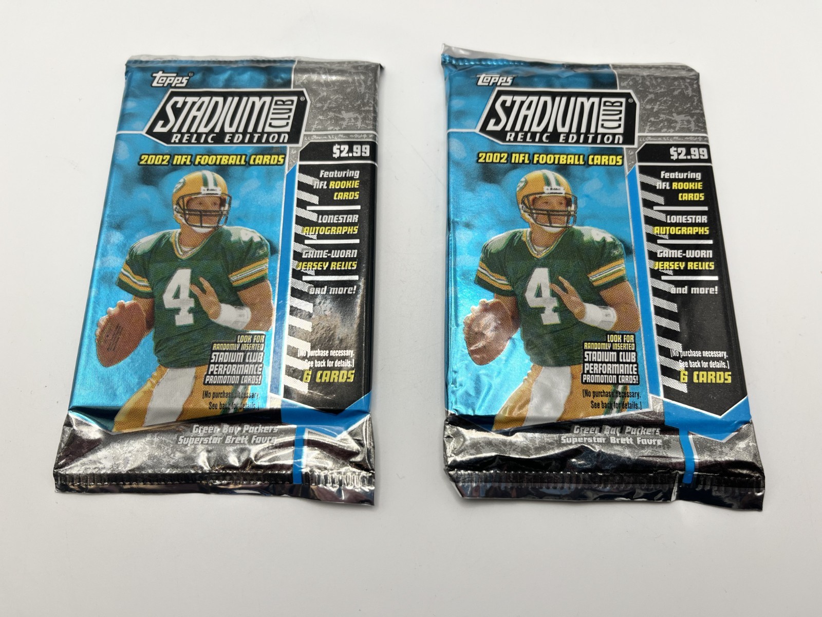 2002 Topps Stadium Club RELIC Ed Football packs 2X Brees Brady AUTO ? Rare 🔥🔥 2002 Topps Stadium Club RELIC Ed Football packs 2X Brees Brady AUTO ? Rare 🔥🔥