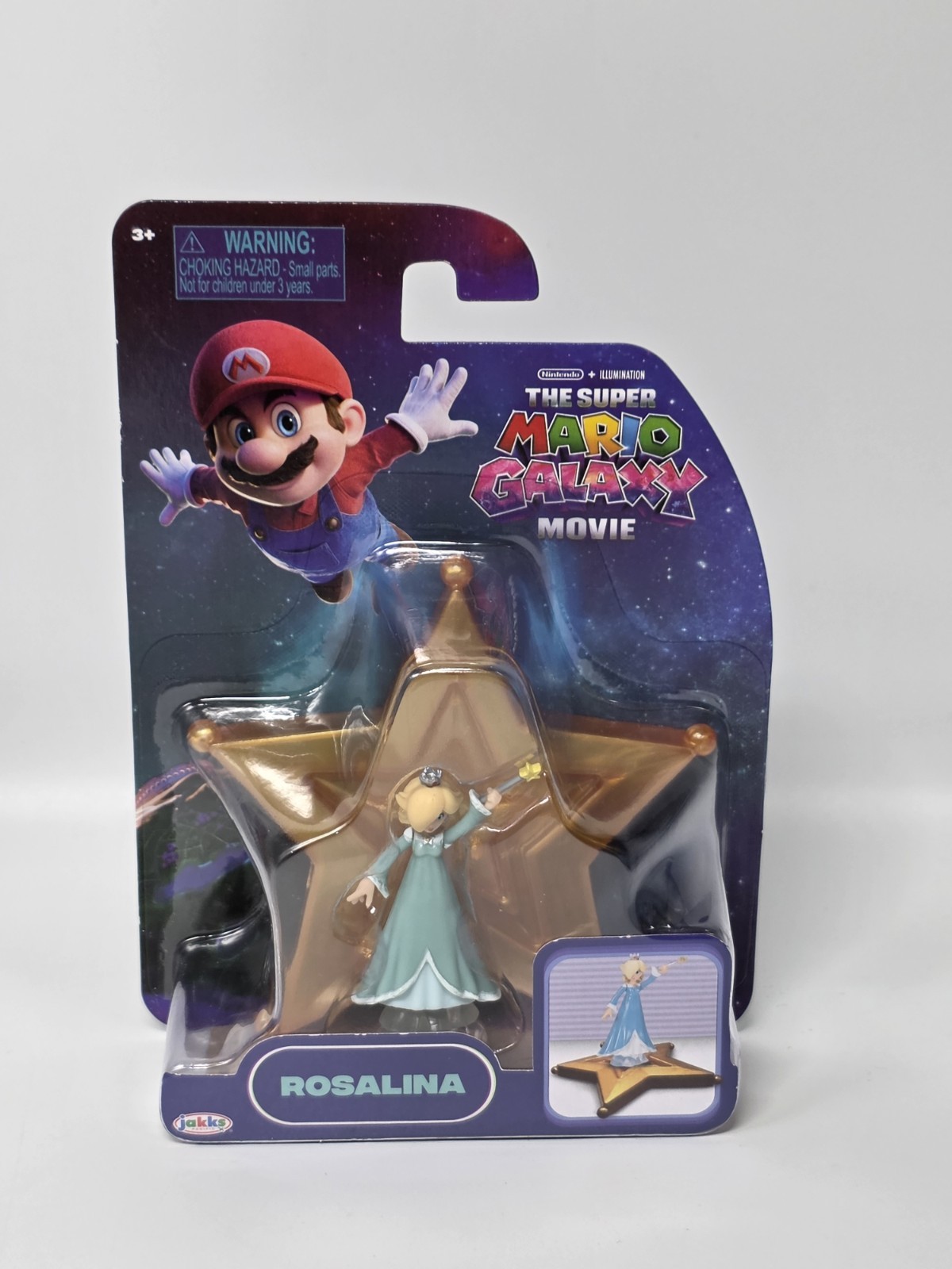 Rosalina 1.5 inch Mini Star Figure Super Mario Galaxy Movie Jakks Pacific NEW Rosalina 1.5 inch Mini Star Figure Super Mario Galaxy Movie Jakks Pacific NEW
