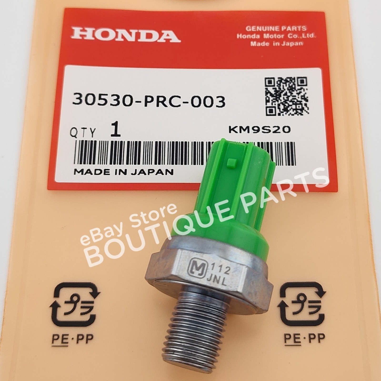 Genuine OEM Knock Sensor Assembly 30530-PRC-003 for Honda Civic S2000 RSX CSX