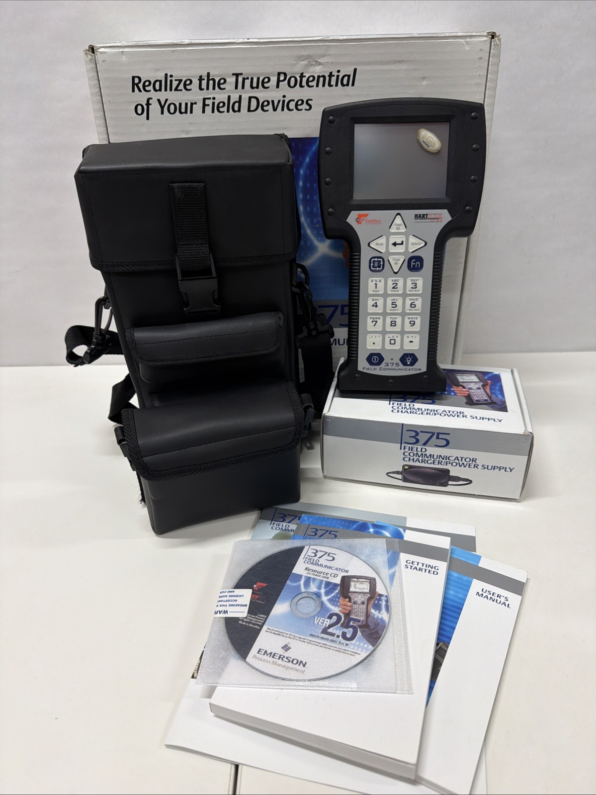 NOS Emerson Hart Fieldbus 375 Handheld Terminal Field Communicator Bad B G1N NOS Emerson Hart Fieldbus 375 Handheld Terminal Field Communicator Bad B G1N