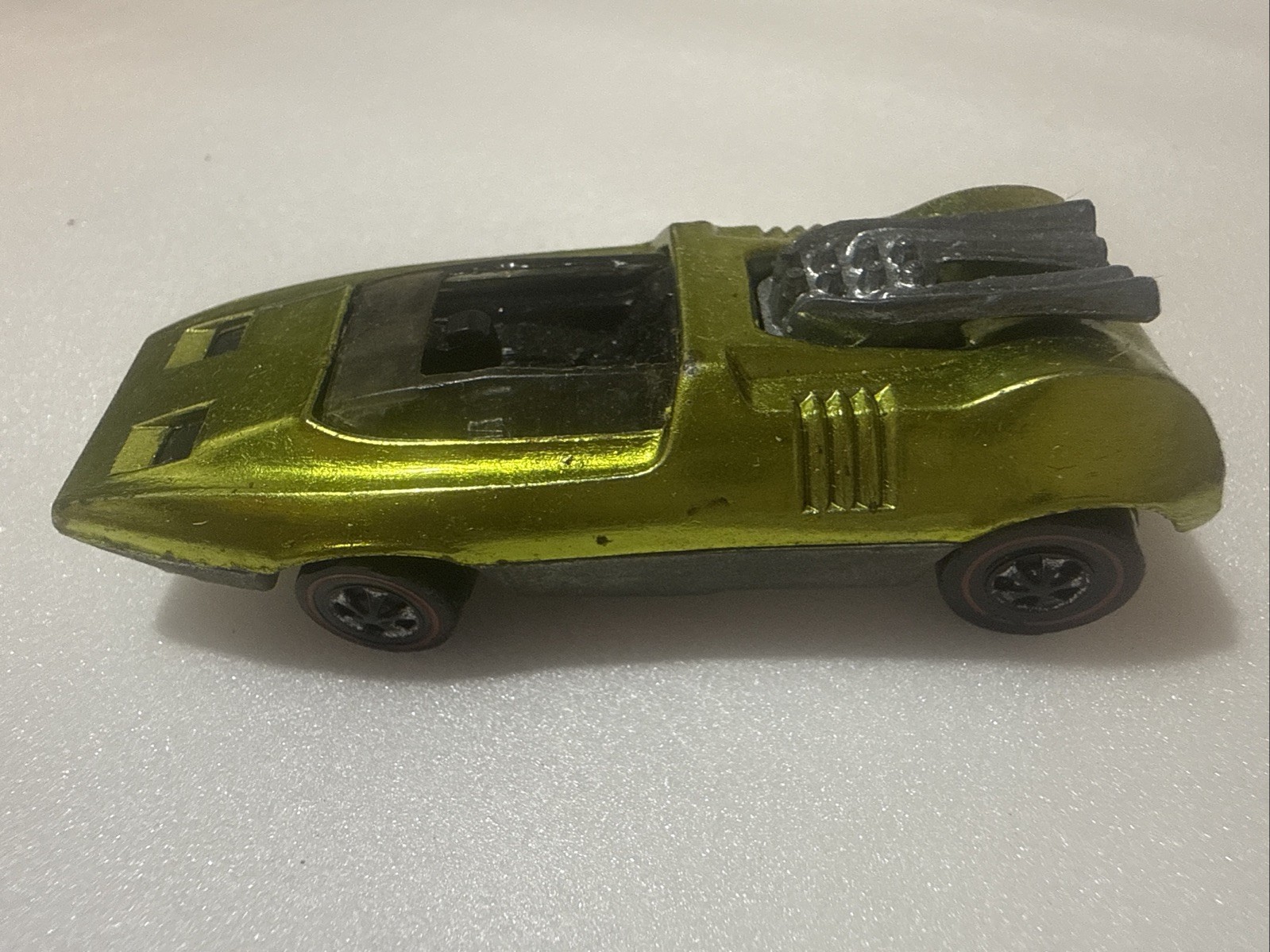 Vintage Hot Wheels Redline 1969 Peeping Bomb Spectraflame Lime/Yellow US Vintage Hot Wheels Redline 1969 Peeping Bomb Spectraflame Lime/Yellow US