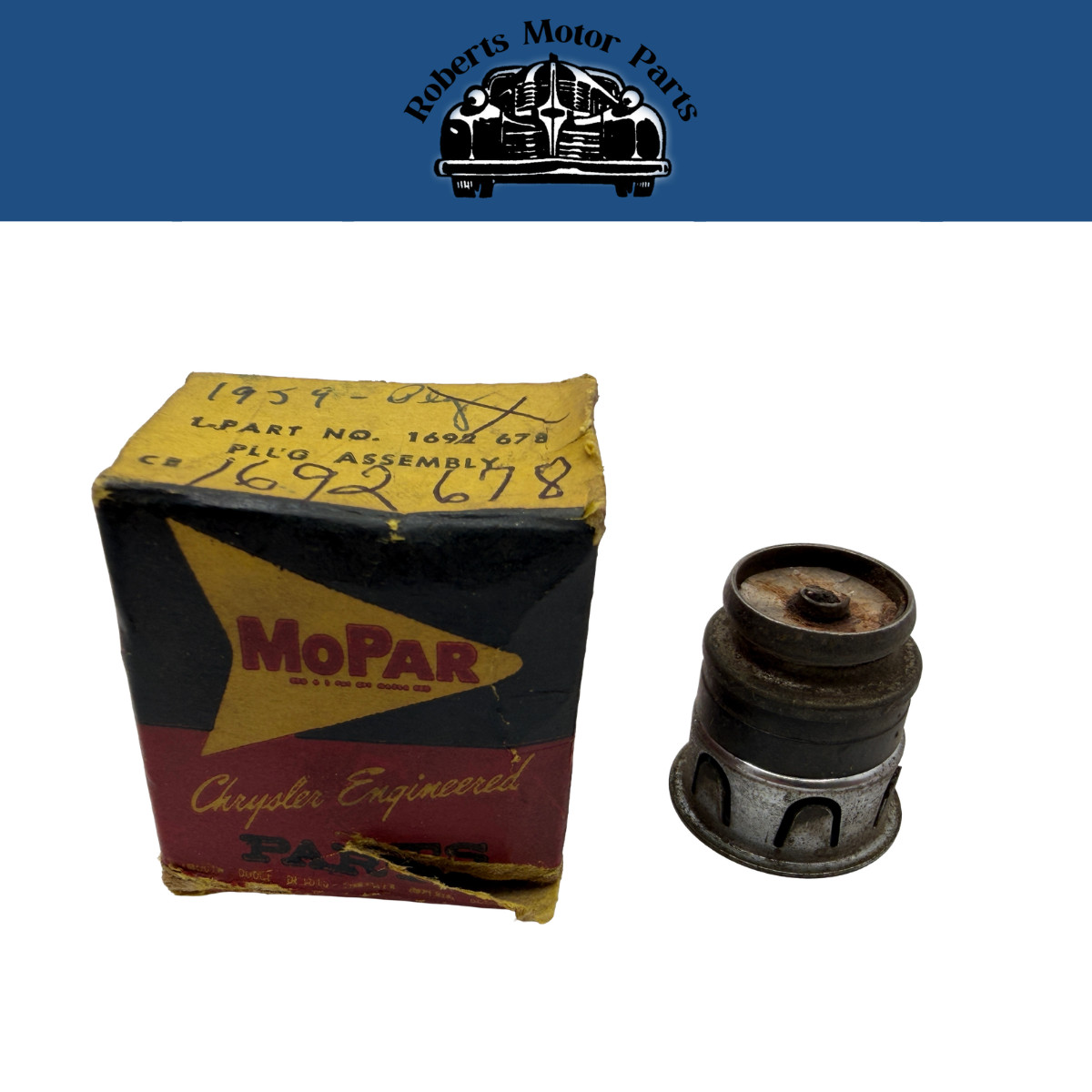 New Old Stock Cigarette Lighter Heating Element For 1955-1976 Mopar #1692678