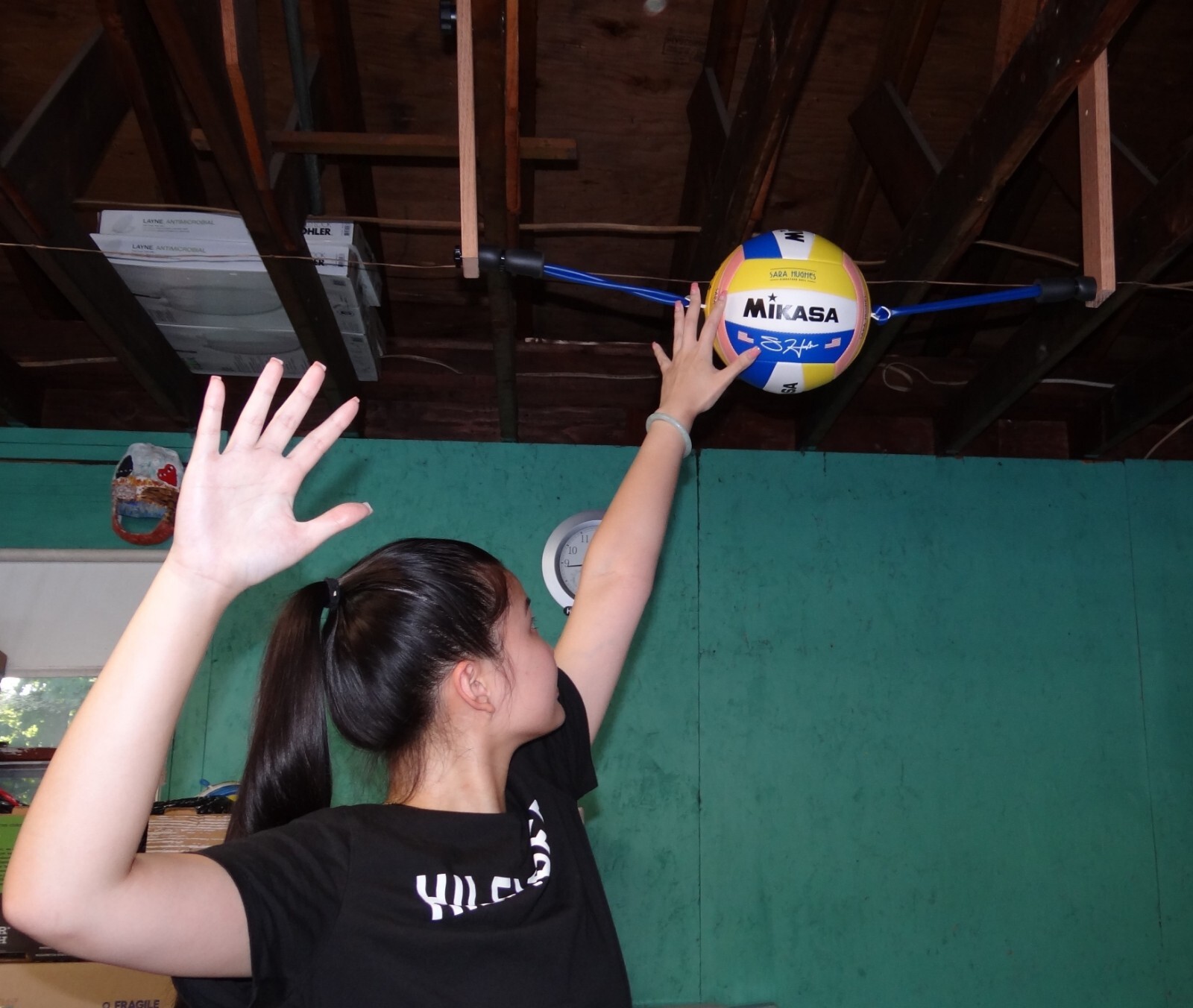 Volleyball Spike Training System Attack Volleyball. Built skill From The Garage. Volleyball Spike Training System Attack Volleyball. Built skill From The Garage.