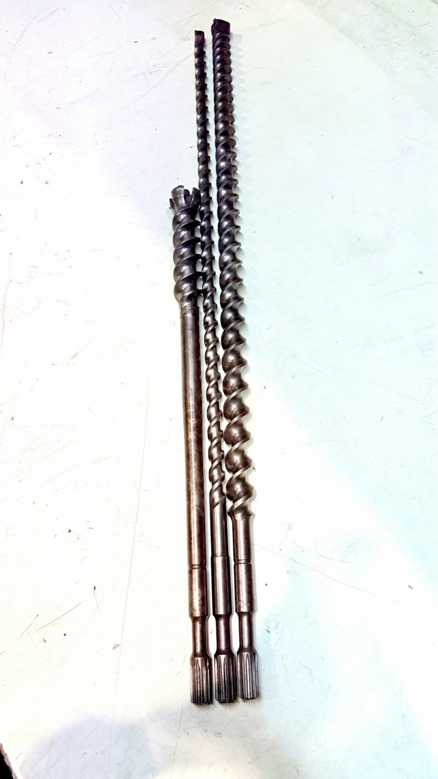 Spline Drive 3/4” 1-1/4” 1-3/4” Long 36” Concrete Rotary Hammer Drill Bits #3