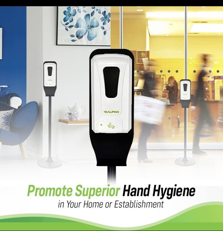 Alpine Industries 430-L-S Automatic Hand Soap, Other Gel Dispenser with Stand Alpine Industries 430-L-S Automatic Hand Soap, Other Gel Dispenser with Stand
