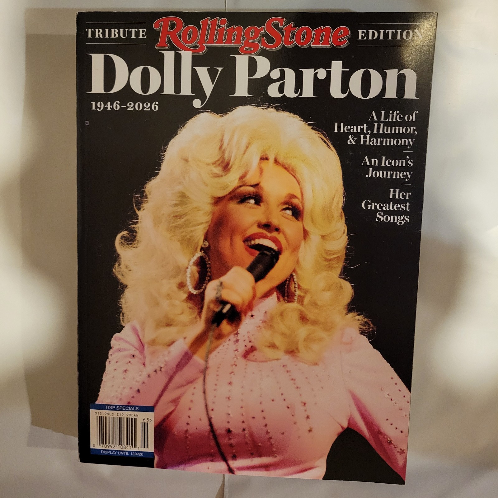 Dolly Parton: Rolling Stone Magazine 2026 ~ Tribute 1946-2026 An Icons Journey Dolly Parton: Rolling Stone Magazine 2026 ~ Tribute 1946-2026 An Icons Journey