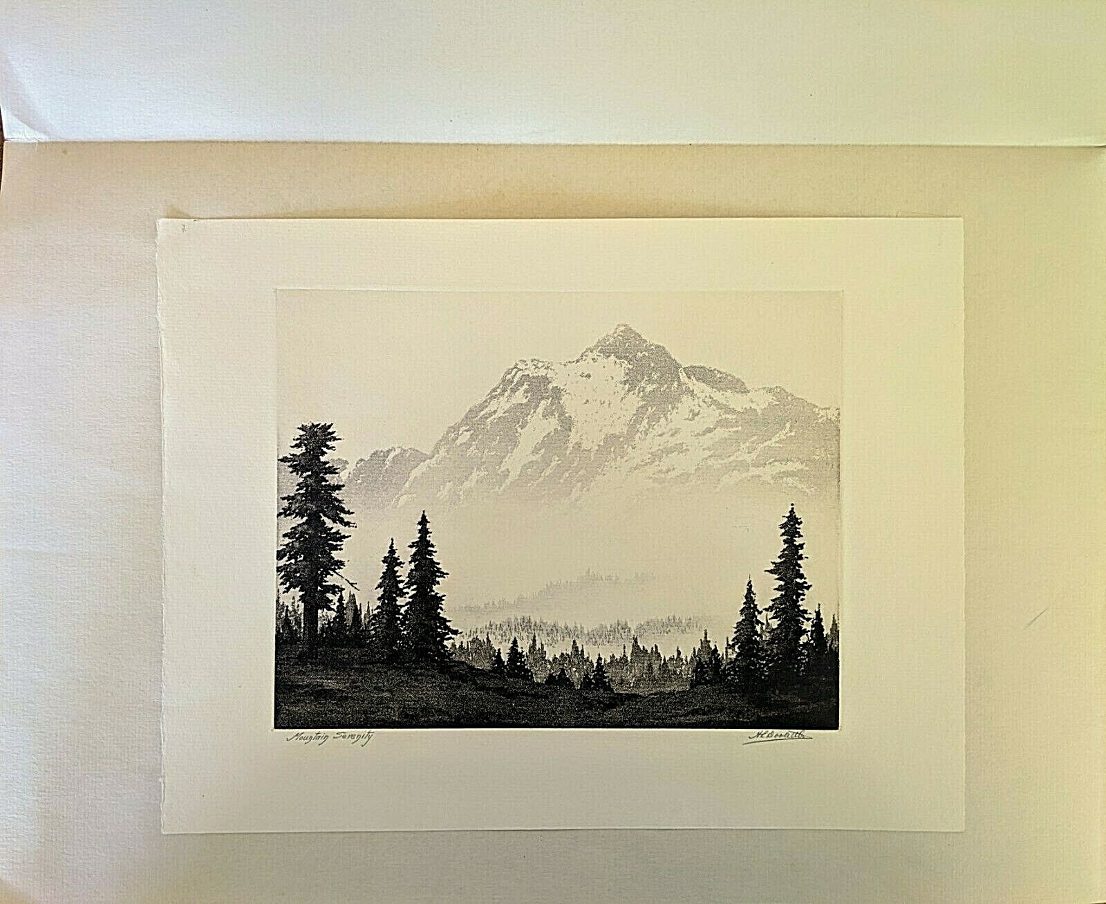 Harold L. Doolittle Etching & Aquatint, \ Harold L. Doolittle Etching & Aquatint, \