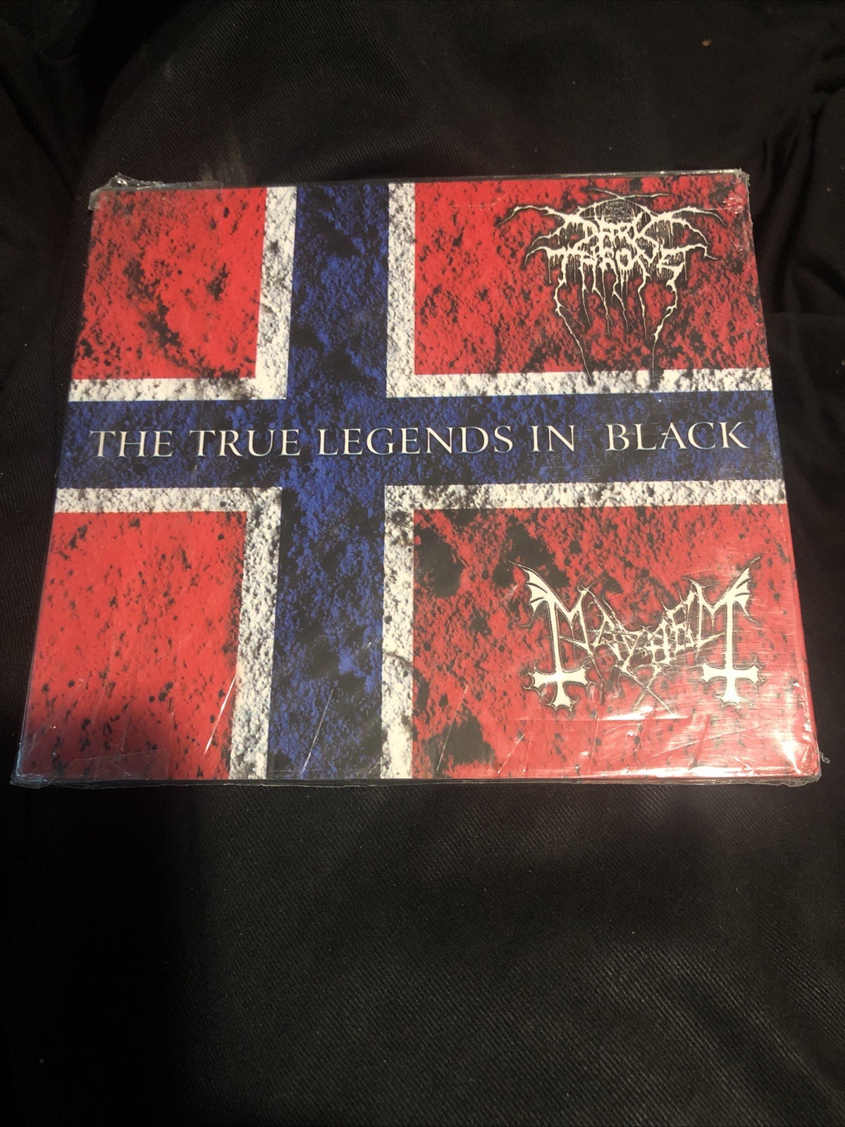 DARKTHRONE/MAYHEM THE TRUE LEGENDS IN BLACK DIGIPAK OOP 2022 RARE DARKTHRONE/MAYHEM THE TRUE LEGENDS IN BLACK DIGIPAK OOP 2022 RARE