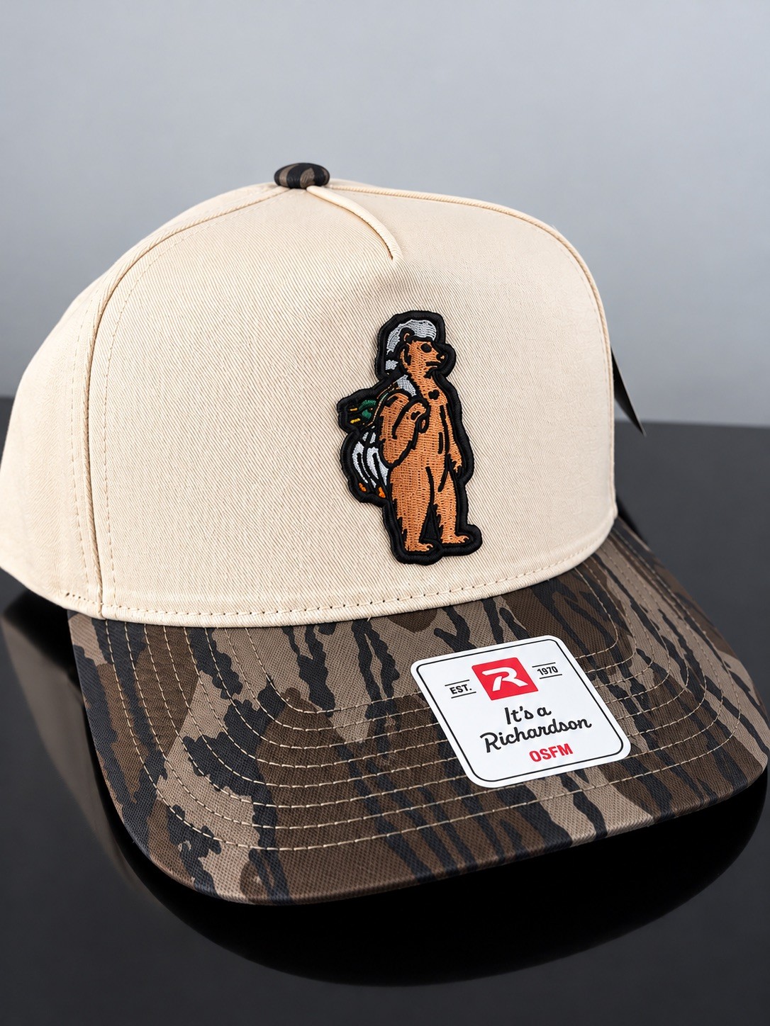 Custom Morgan Wallen Norris Mossy Oak Camo Bill Richardson 112 Snapback Hat