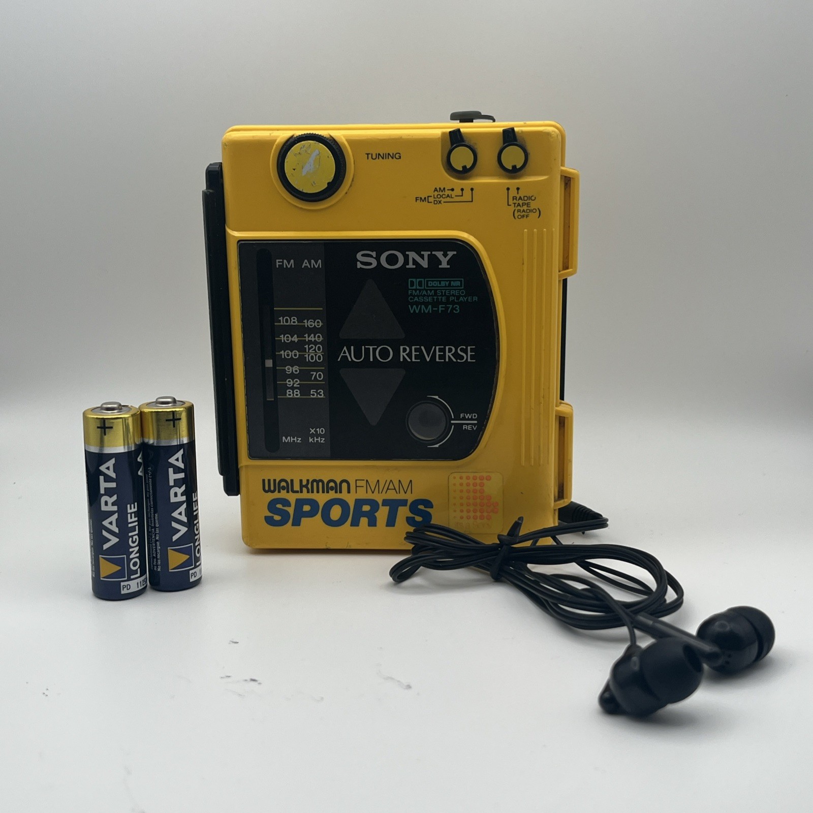 Sony WM-F73 Sports Walkman AM/FM Cassette Player Fully Serviced Restored Tested