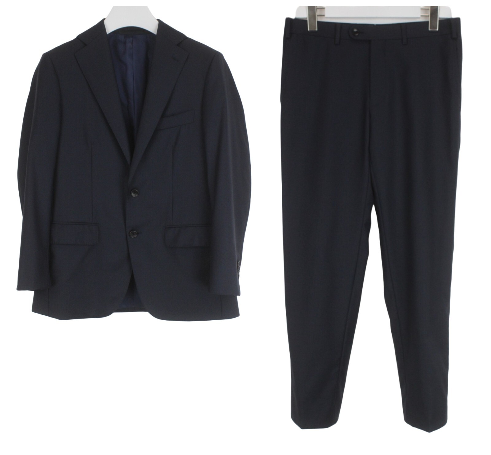 SUITSUPPLY Lazio Suit Men\'s UK 36S / UK 34S Wool Made To Measure Navy 2 Piece SUITSUPPLY Lazio Suit Men\'s UK 36S / UK 34S Wool Made To Measure Navy 2 Piece