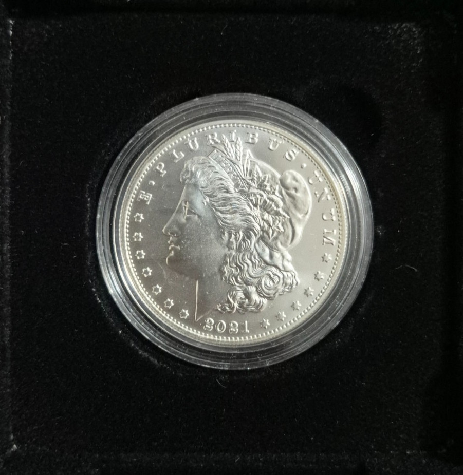 2021-D Uncirculated Morgan Silver Dollar w US Mint OGP Box & COA - Denver 2021-D Uncirculated Morgan Silver Dollar w US Mint OGP Box & COA - Denver
