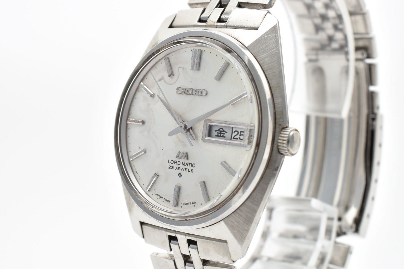 Newcrystal Vintage 1969 Exc+5 SEIKO LORD MATIC 5606-7000 Automatic From Japan