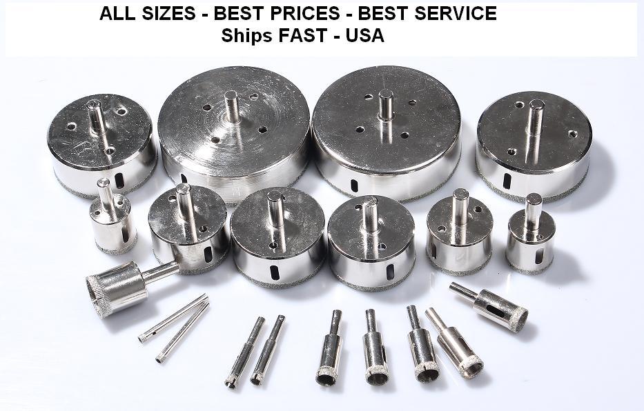 DRILAX ALL SIZES MEGA SET Diamond Hole Saw Drill Bit Glass Granite Tiles 30 pcs