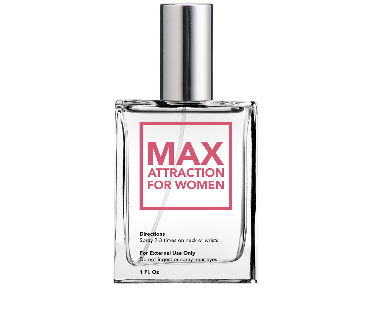Max Attraction Pheromone Perfume for Women 1 oz Spray Unscented