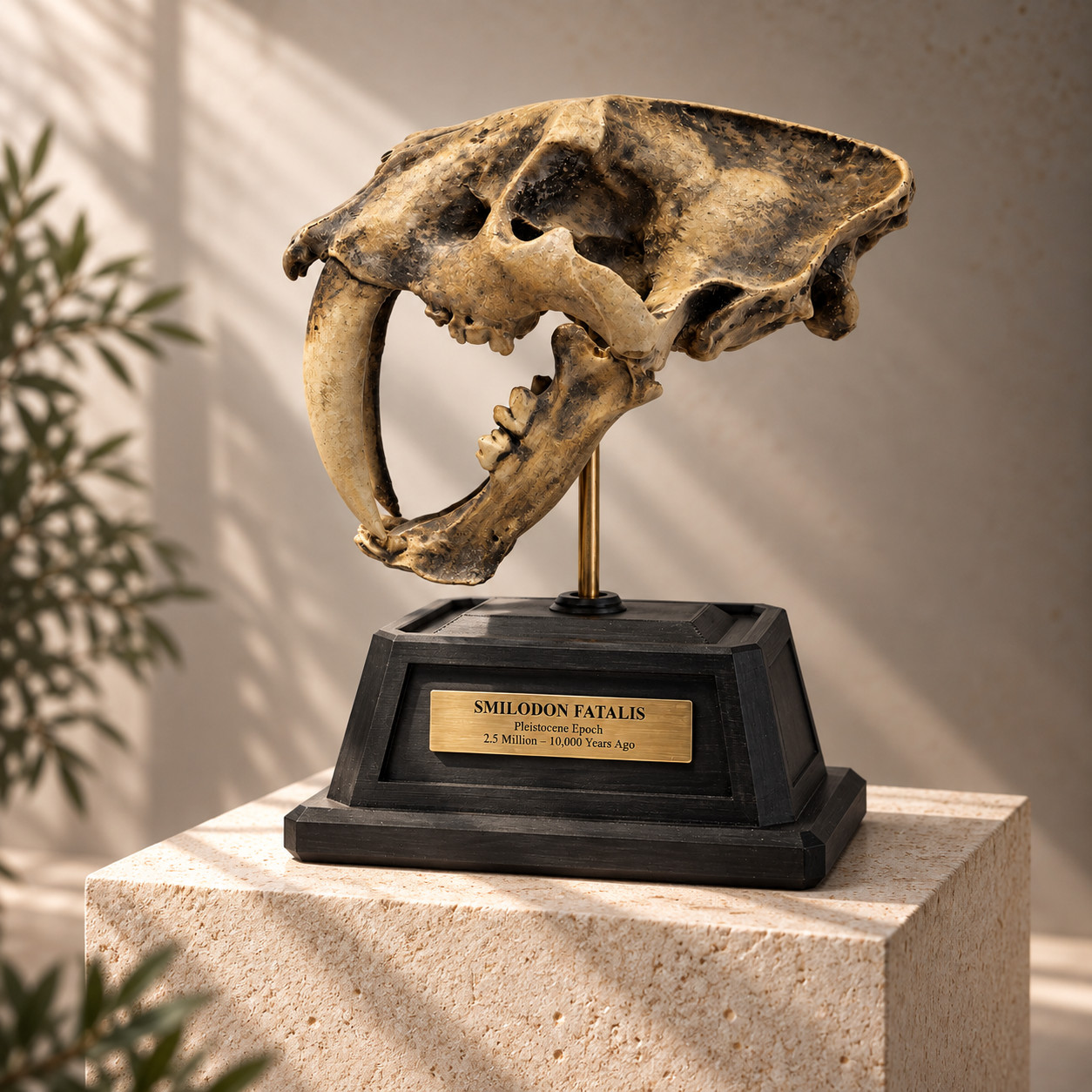 Saber tooth Smilodon, Fossil, Skull, Saber tooth Lion, Skull, Fossil. Saber tooth Smilodon, Fossil, Skull, Saber tooth Lion, Skull, Fossil.