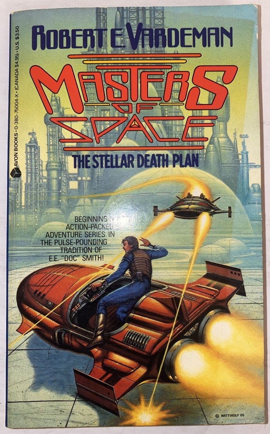 VINTAGE 1987 Masters of Space The Stellar Death Plan Robert E Vardeman PB SF VINTAGE 1987 Masters of Space The Stellar Death Plan Robert E Vardeman PB SF