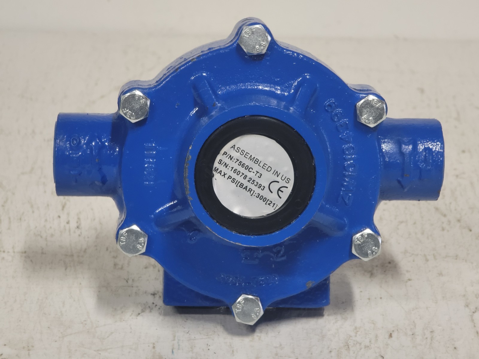 NEW Pentair Hypro 7560C- T3 8-Roller Pump Cast Iron 22.5GPM 300PSI, 1000RPM OB NEW Pentair Hypro 7560C- T3 8-Roller Pump Cast Iron 22.5GPM 300PSI, 1000RPM OB