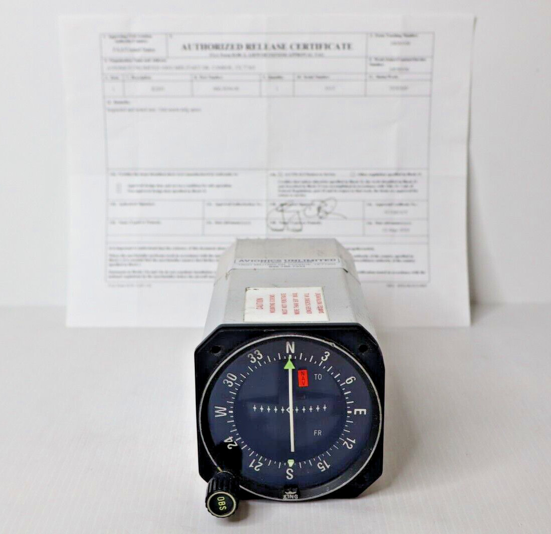 Bendix King KI 203 VOR/LOC Converter Indicator 066-3034-00 Tested FAA 8130 Form