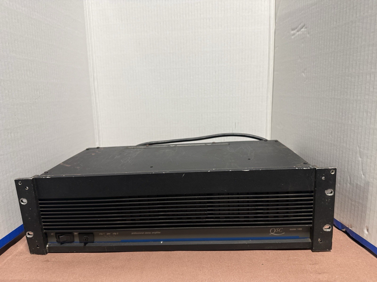 Vintage QSC Professional Stereo Amplifier Model: 1400 Tested & Working Vintage QSC Professional Stereo Amplifier Model: 1400 Tested & Working