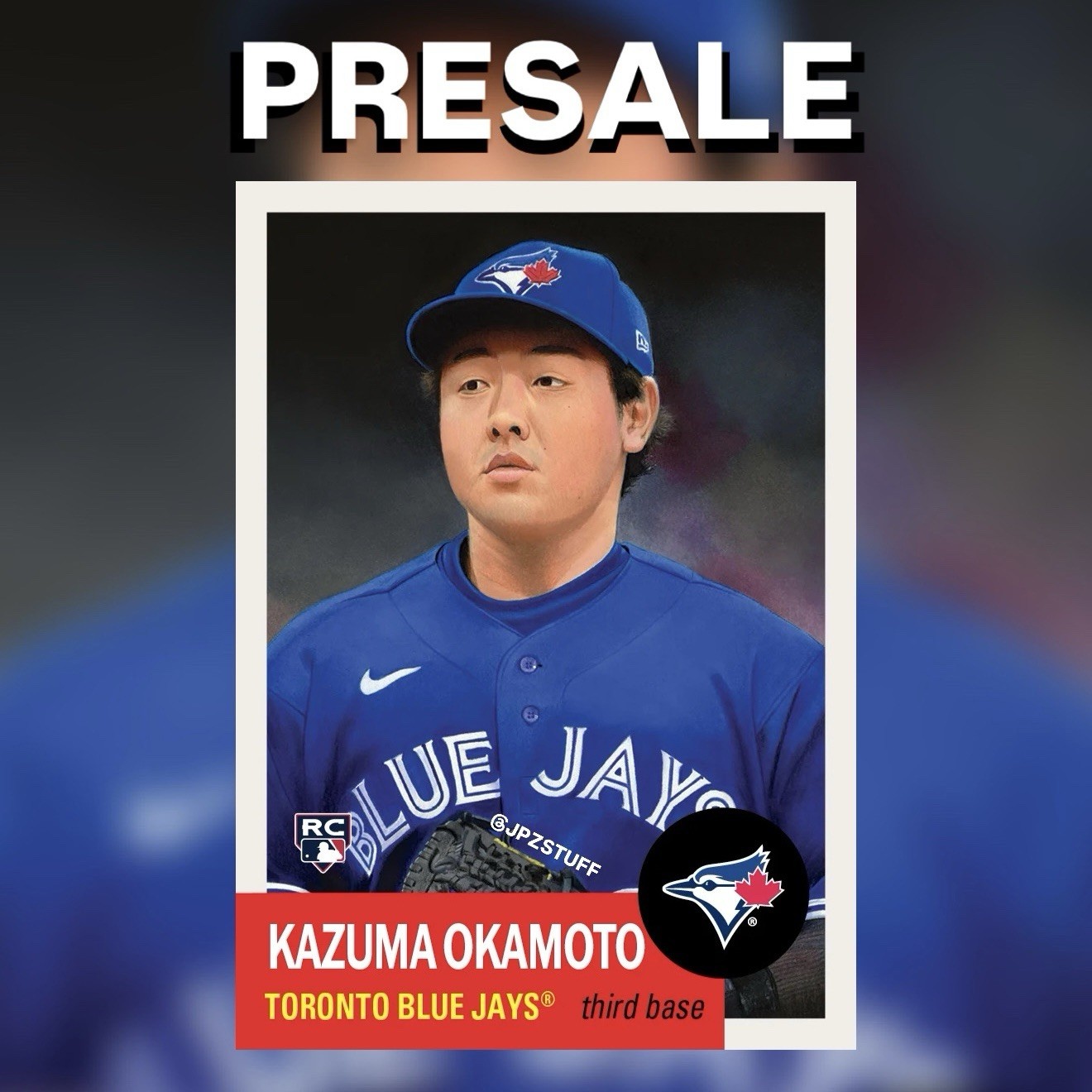 Kazuma Okamoto - 2026 MLB Living Set Card 944 Toronto Blue Jays PRESALE