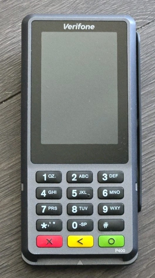 Verifone P400 Plus Stripe Lightspeed Credit Card Terminal NO Power Cord 