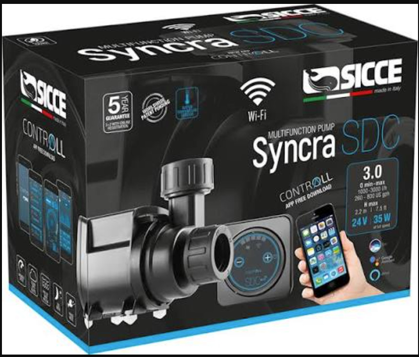 Sicce Syncra SDC Multi-Function Pump 3.0 800GPH Sicce Syncra SDC Multi-Function Pump 3.0 800GPH