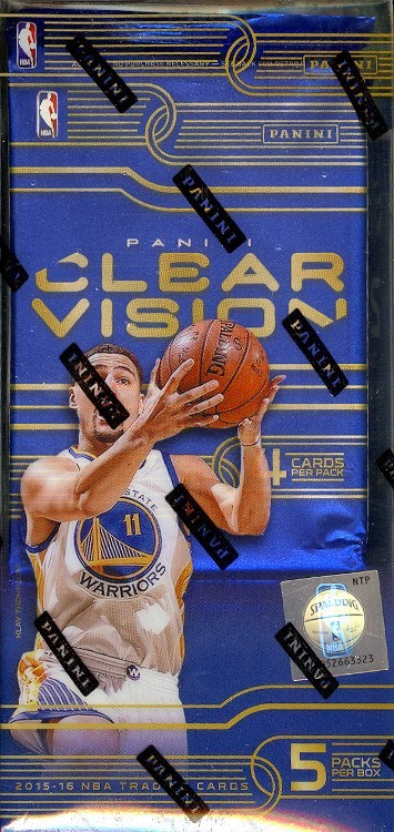 2015/16 PANINI CLEAR VISION BASKETBALL HOBBY BOX BLOWOUT CARDS