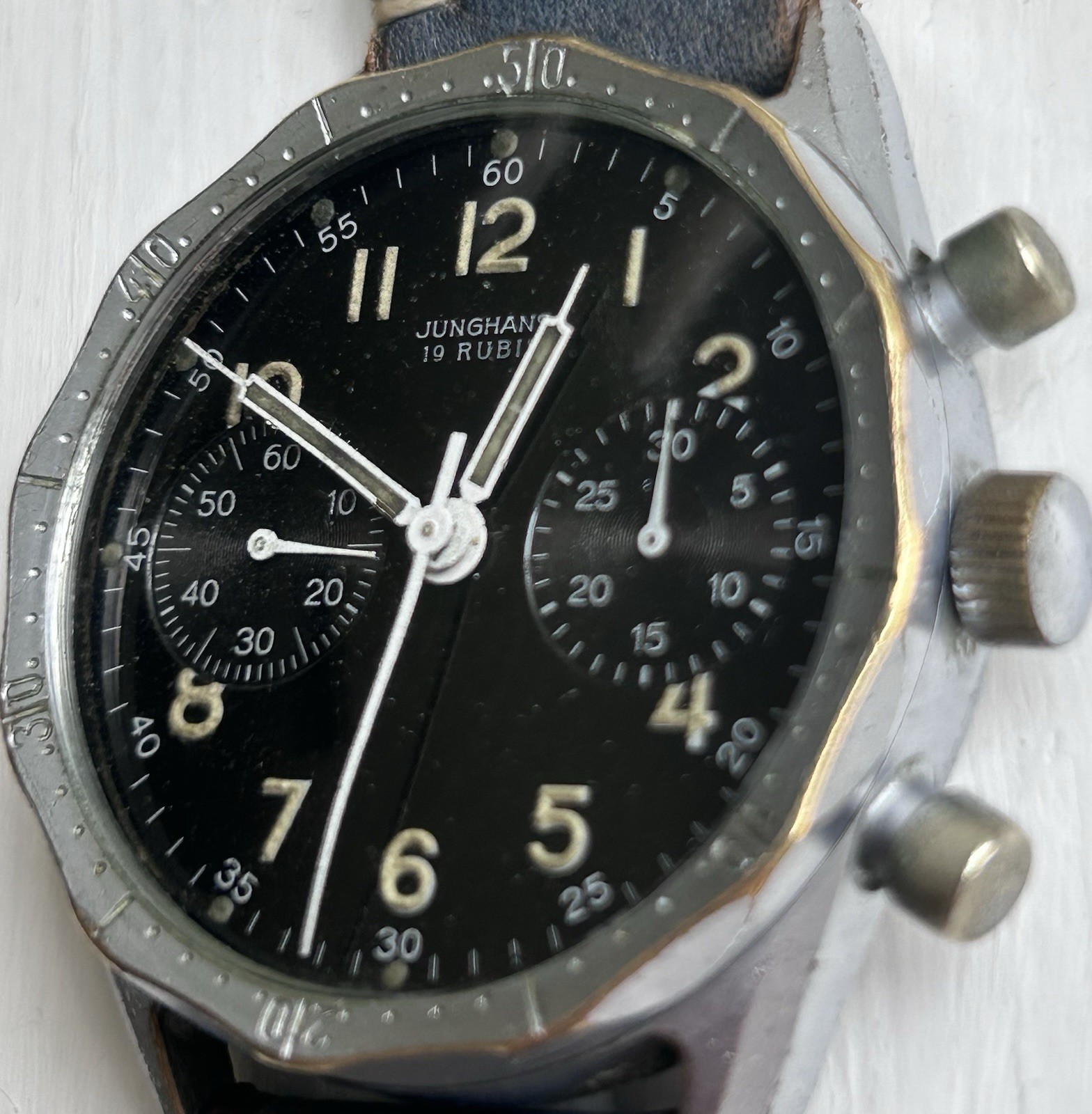 1950S JUNGHANS CIVILIAN “BUNDESWEHR” J88 CHRONOGRAPH