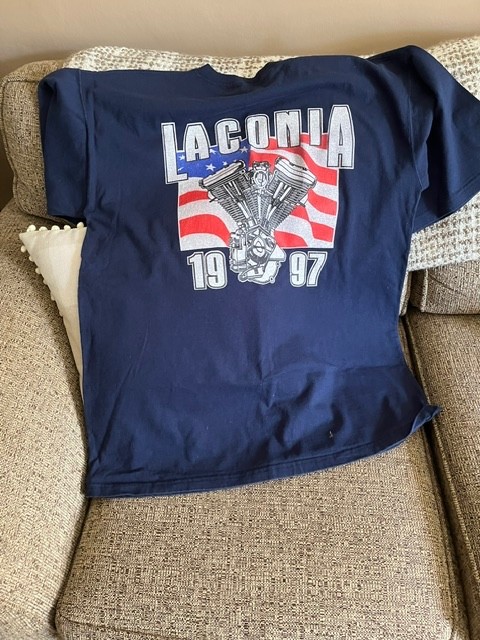This is a vintage Motorcycle T Shirt from Laconia 1997. This is a vintage Motorcycle T Shirt from Laconia 1997.