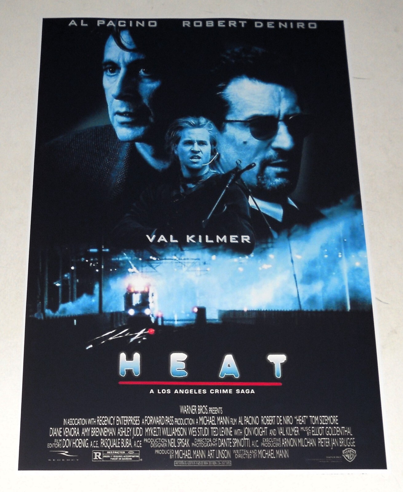 HEAT 1995 Robert DeNiro / Al Pacino Michael Mann Masterpiece USA Poster 19