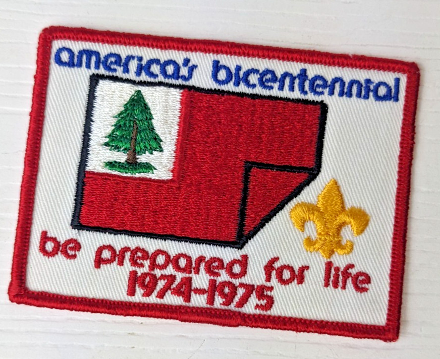VTG 1974-77 Americas Bicentennial Boy Scouts of America BSA Patch flag