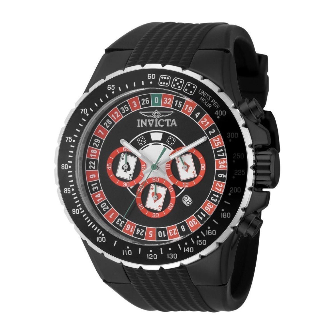 Invicta Aviator X Monte Carlo Roulette Men's Watch - 50mm Black 49849 Quartz NEW Invicta Aviator X Monte Carlo Roulette Men's Watch - 50mm Black 49849 Quartz NEW