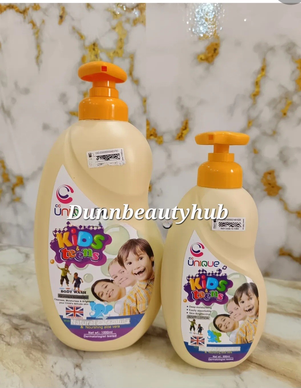 Unique Kids & Teens Skin Brightening Body Lotion & Shower Gel Sensitive Skin Unique Kids & Teens Skin Brightening Body Lotion & Shower Gel Sensitive Skin