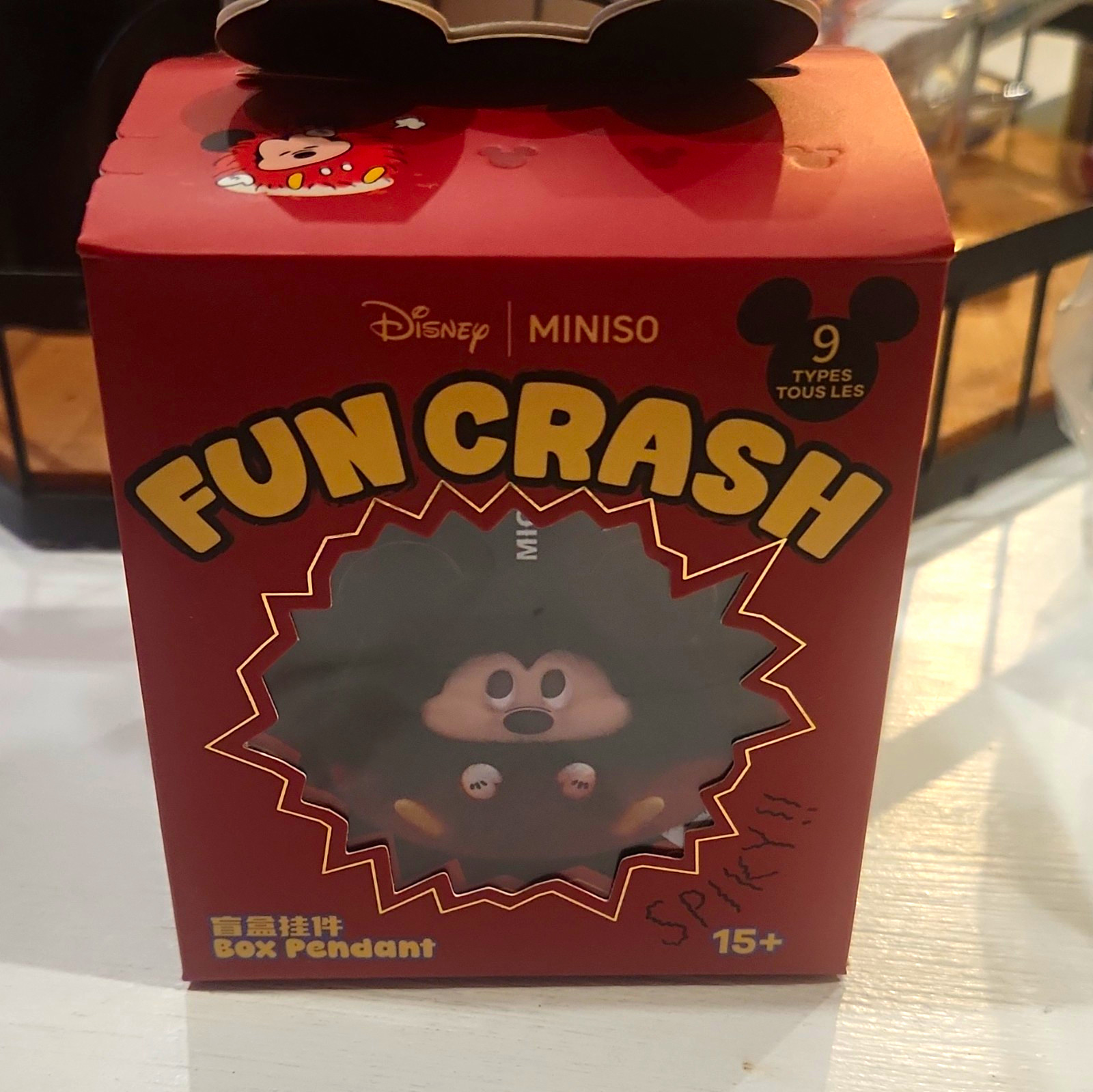 NEW Disney x Miniso Fun Crash Box Pendant \'Spiky\'- Sealed & Mint NEW Disney x Miniso Fun Crash Box Pendant \'Spiky\'- Sealed & Mint
