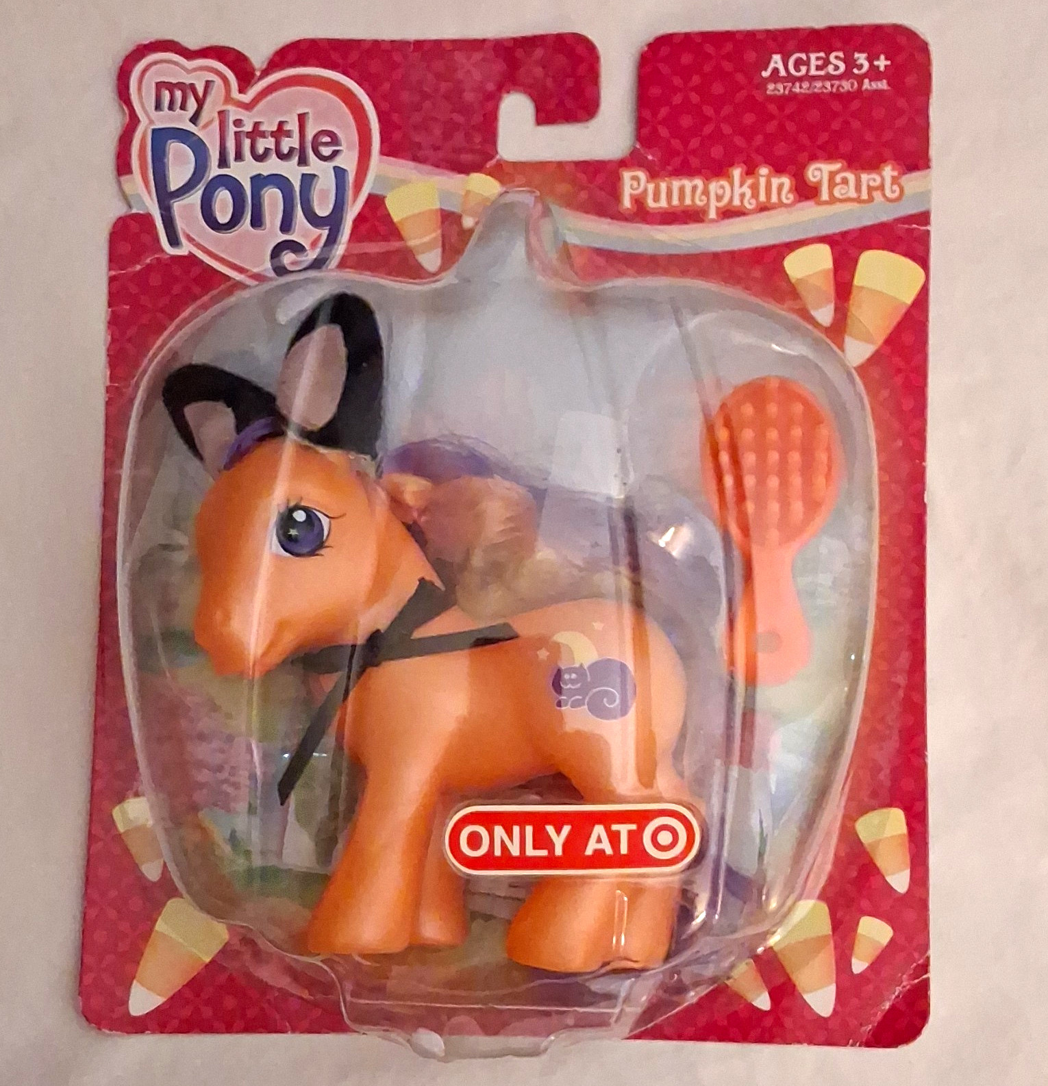 Vintage 2006 Hasbro My Little Pony Pumpkin Tart Halloween Target NEW in Package Vintage 2006 Hasbro My Little Pony Pumpkin Tart Halloween Target NEW in Package