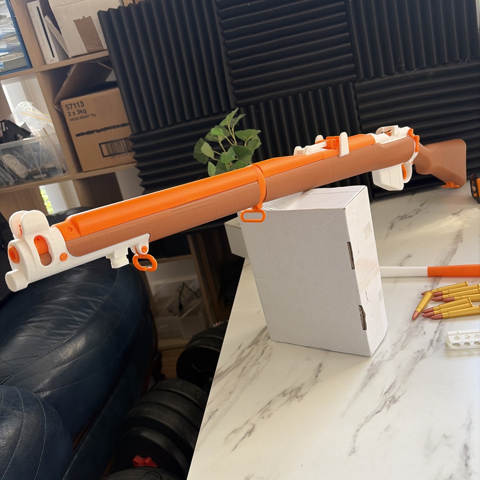 Toy Lee Enfield Shell Eject 110cm Toy Blaster with Clip 3D printed Cosplay Toy Toy Lee Enfield Shell Eject 110cm Toy Blaster with Clip 3D printed Cosplay Toy
