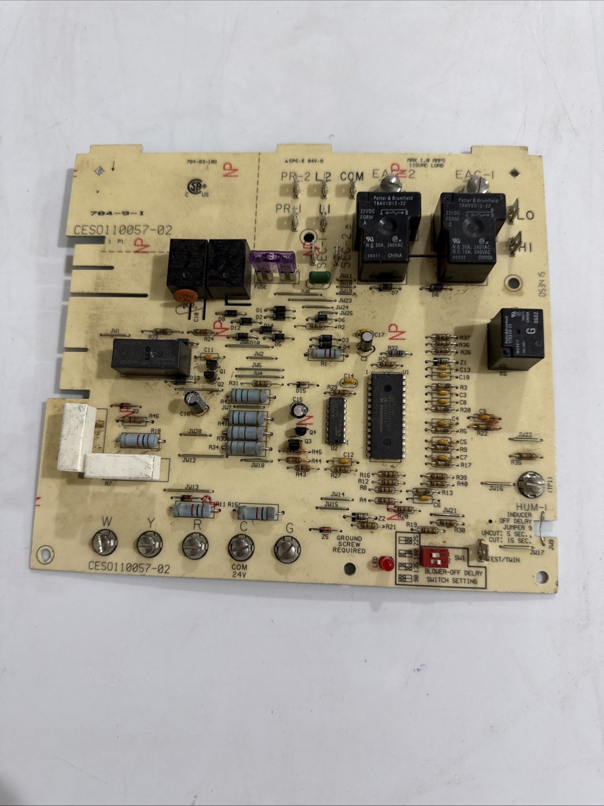 Carrier CESO110057-02 Furnace Control Board Carrier CESO110057-02 Furnace Control Board