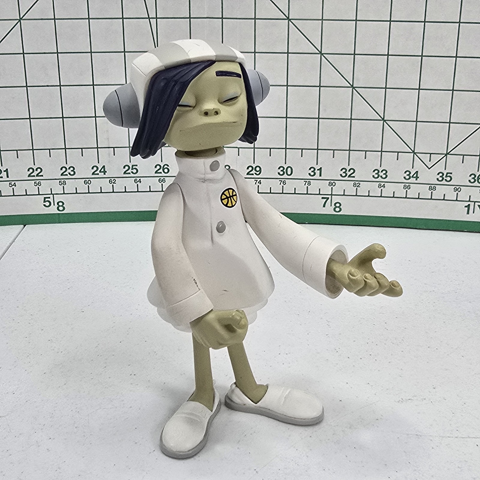 Kidrobot Gorillaz Noodle White Edition 2006 Vinyl Figure Rare Incomplete