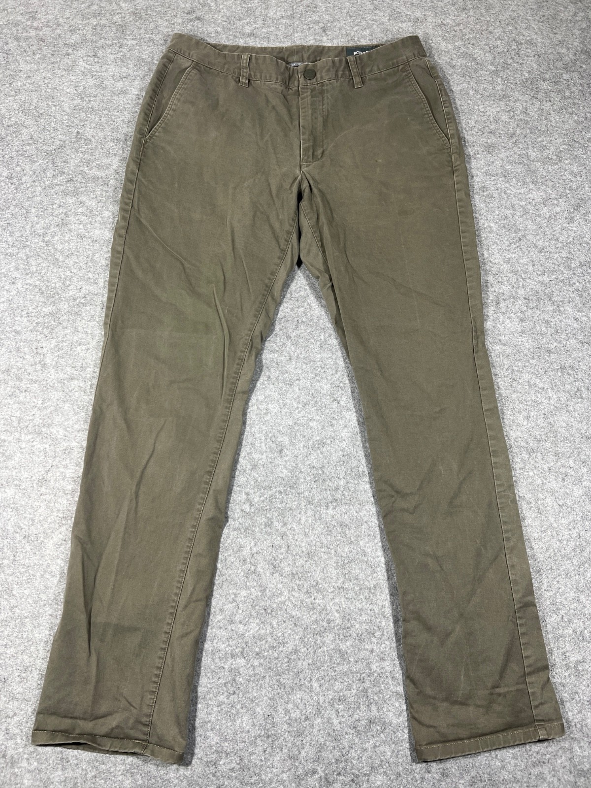 Bonobos Tailored Fit Chino Pants Mens 34x34 Olive Green Stretch Casual Bonobos Tailored Fit Chino Pants Mens 34x34 Olive Green Stretch Casual