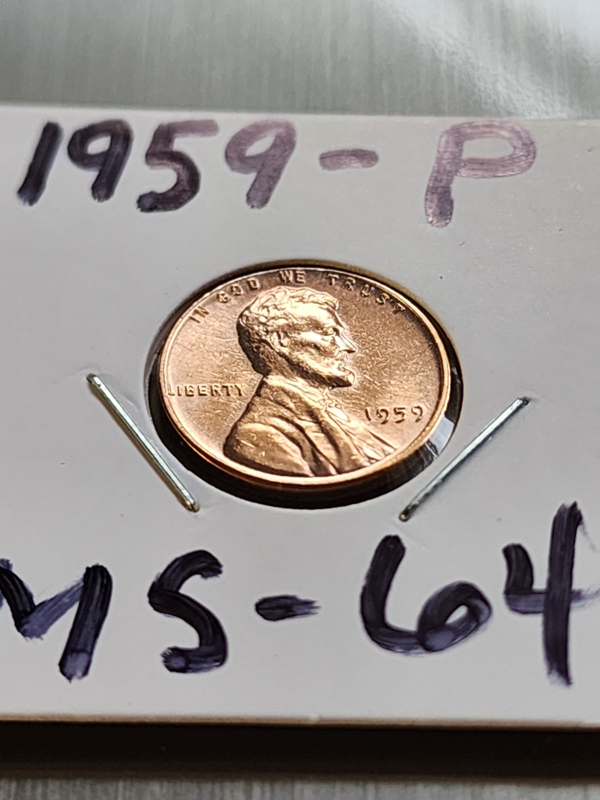 1959-P Lincoln Cent  MS DDO DDR Error Coin Collectible Penny