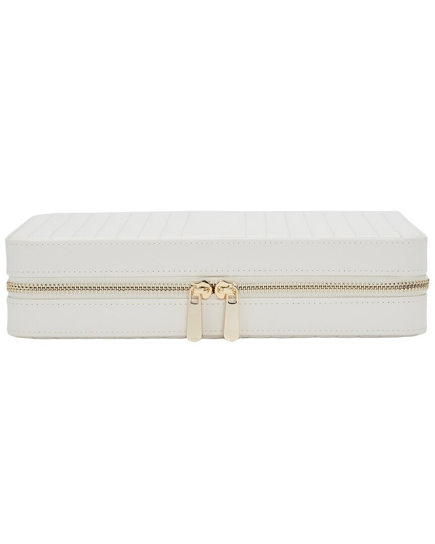 Wolf Handmade Maria Large Zip Case White Wolf Handmade Maria Large Zip Case White