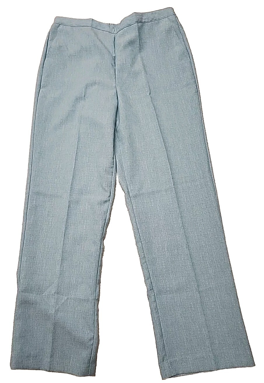 • NWT Alfred Dunner Women\'s Pull On Classic Fit Polyester Pants Size 12 Seafoam • NWT Alfred Dunner Women\'s Pull On Classic Fit Polyester Pants Size 12 Seafoam