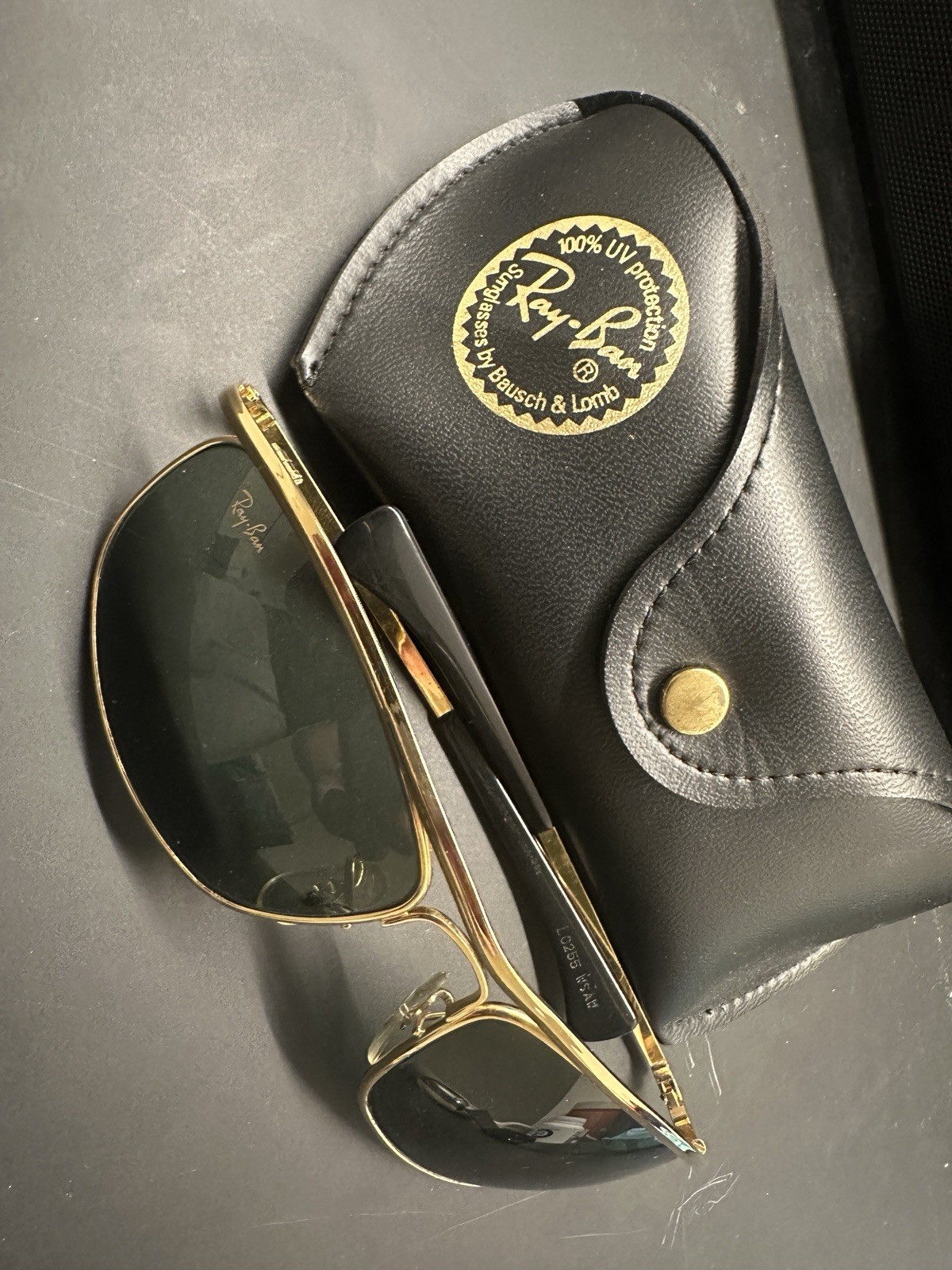 Vintage Ray-Ban Olympian I Deluxe L0255 Gold B&L Sunglasses Vintage Ray-Ban Olympian I Deluxe L0255 Gold B&L Sunglasses