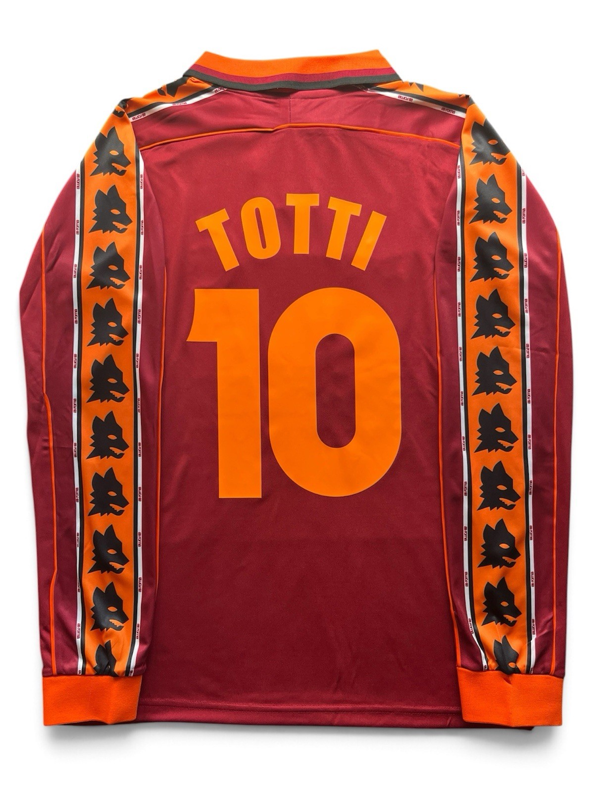 Totti #10 Medium 1998/1999 Italy Home Jersey Soccer Football Retro M Longsleeve